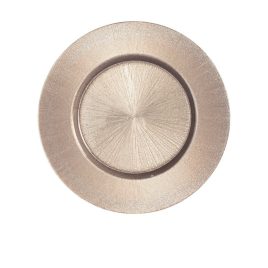 Platzteellern „Chameleon“ 33 cm, goldene Farbe